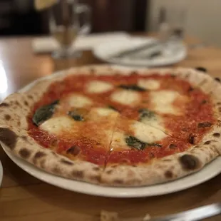 Margarita pizza was properly appointed