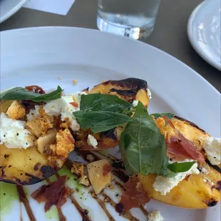 Grilled Peaches Wrapped