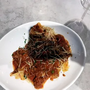 pappardelle Bolognese