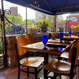 The outdoor patio is so beautiful here. Definitely a big selling point of the restaurant for me.