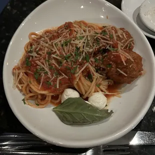 Spaghetti and Meatballs