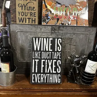 a wine bottle and a wine glass