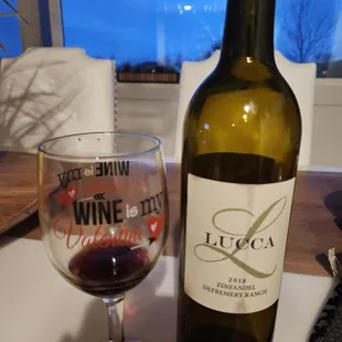 Lucca wine for V day in Idaho!  We love their wine!  Our only wine club we have shipped to Idaho!