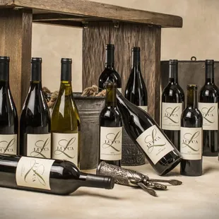 The Lucca Winery lineup.