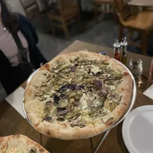 Potato Pesto Pizza