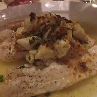 Black Sea bass with lobster