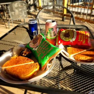 a plate of food on a table