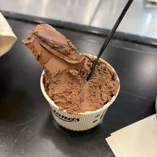 Chocolate gelato