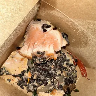 Salmon - Raw in the middle