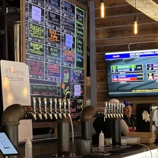 a man at the bar