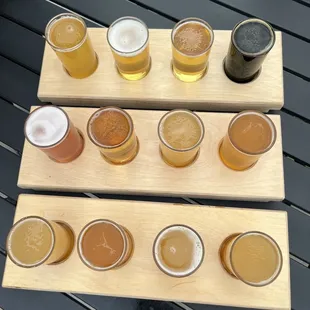 Flight of beers