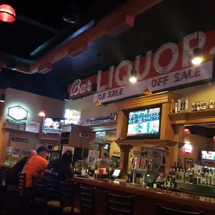 people sitting at the bar