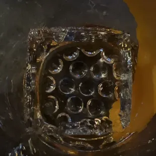 Attention to detail - crystal clear ice.