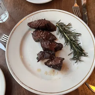Flank Hanger Steak with Garlic &amp; Rosemary