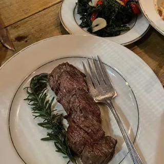 Hanger Steak with Garlic & Rosemary