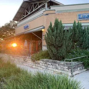 the outside of a building