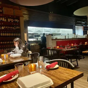 interior, sushi and sashimi