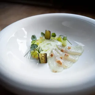 Kona Kampachi Crudo