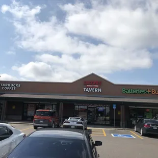 Located by Starbucks and in the king Soopers parking lot