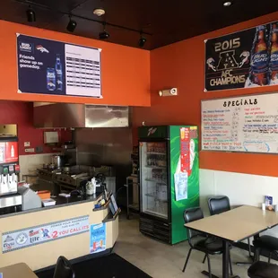 Or come up to the counter and we can take care of you.