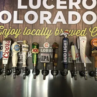 What we have on tap!