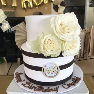 Custom Michael Kors cake for office party