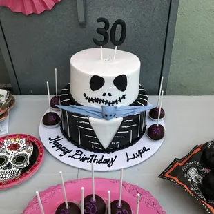 Nightmare before Christmas cake