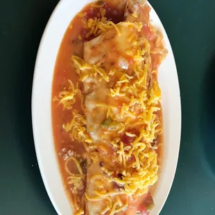 Smothered Breakfast Burrito
