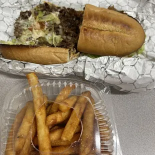 Cheesesteak &amp; fries
