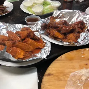 20 Pc Wings (half buffalo , half bbq)