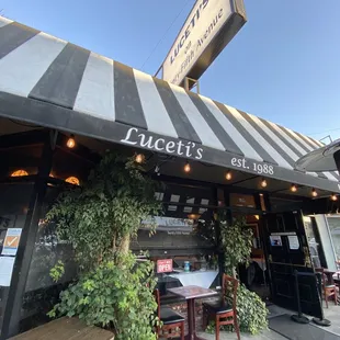 outside of restaurant