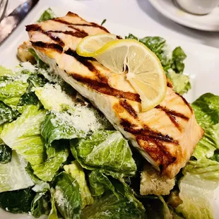 Grilled Salmon Caesar