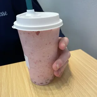 Strawberry milkshake