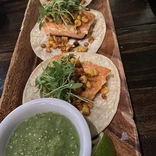 Salmon Tacos