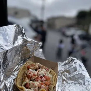 Undefeated seafood taco