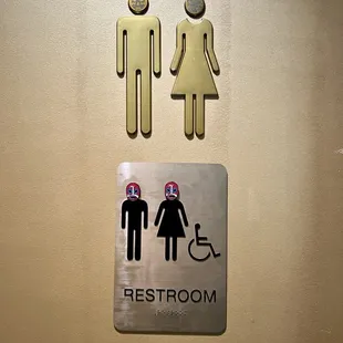 Restroom with some Lucha Libre effect!