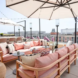 Lucha Rosa on the rooftop of DC's Moxy Hotel