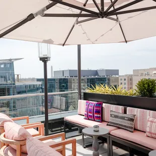 Lucha Rosa on the rooftop of DC's Moxy Hotel