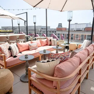 Lucha Rosa on the rooftop of DC's Moxy Hotel