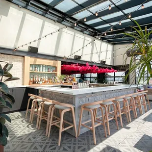 Lucha Rosa on the rooftop of DC's Moxy Hotel