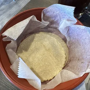 Fresh corn tortillas