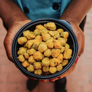 Gluten Free Fried Okra