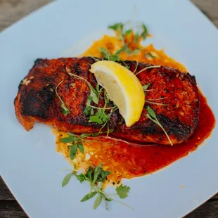 Atlantic Cajun Honey Garlic Salmon 

Its delicious!