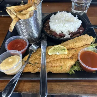 Catfish dinner