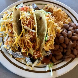 Beef Taco plate...