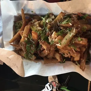 Full order of the Bay Area (garlic-parm) Fries.