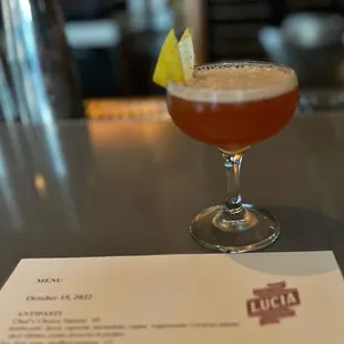 Paper Plane cocktail