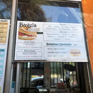 Bagel options 9/2021