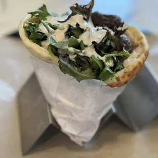 Kabob pita.