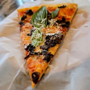 Mushroom slice. Excellent